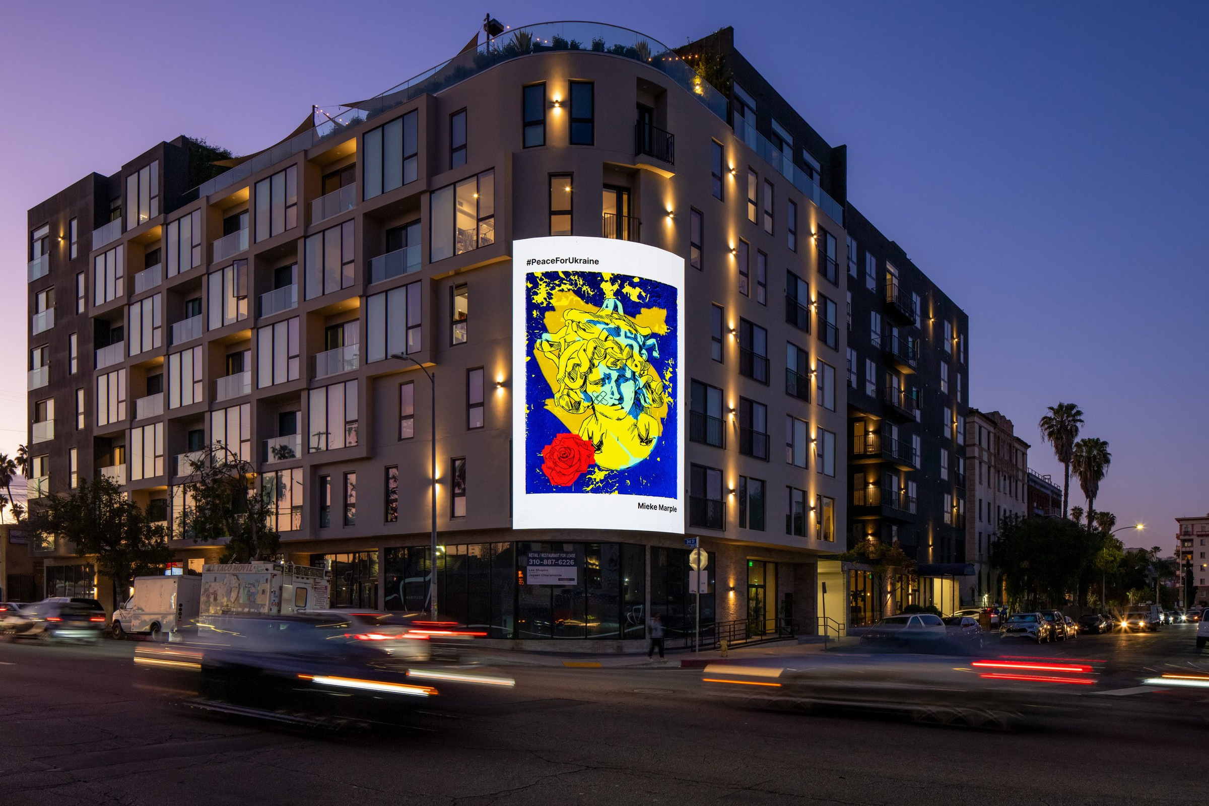 #PeaceForUkraine, installation views 2 of 4